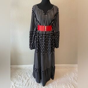 SHEIN Womens Trapeze Maxi Dress Sz 4XL Contemporary Classy Sophisticated Playful